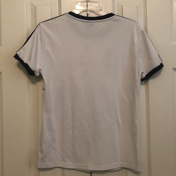 Adidas Three Stripe Ringer Tee - Picture 4 of 4